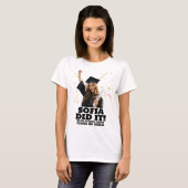 Grappig Persoonlijk Afstudeerfeestje Aangepaste Fo T-shirt (Voorkant volledig)