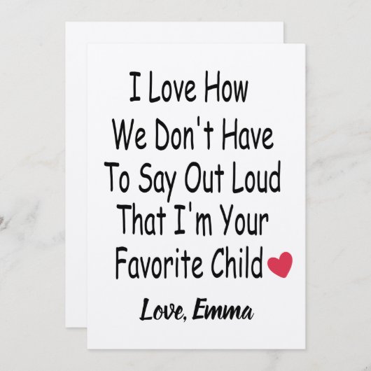 grappig persoonlijk cadeau van het kind voor moede feestdagenkaart (Voorkant / Achterkant)