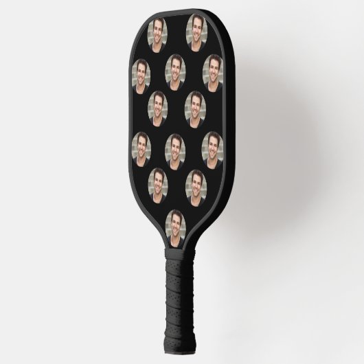 Grappig persoonlijk gezicht, Aangepaste foto Pickleball Paddle (Links)