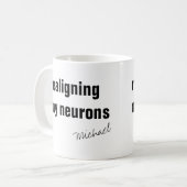 Grappig Persoonlijk Koffiemok (Voorkant links)