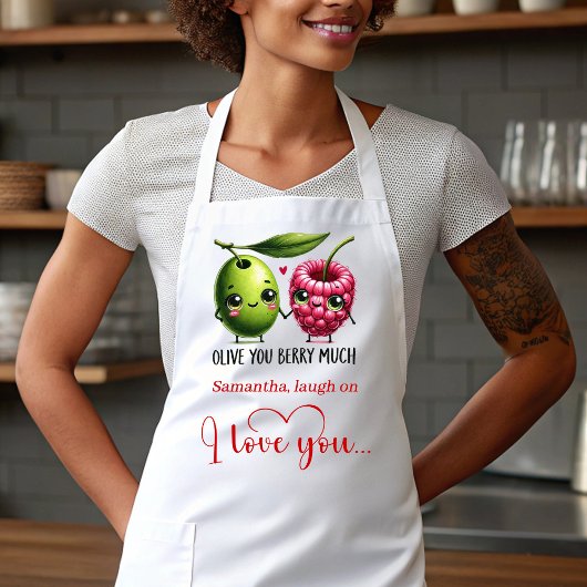 Grappig Persoonlijk Romantisch Liefdescadeau Schor Schort