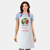 Grappig Persoonlijk Romantisch Liefdescadeau Schor Schort (Gedragen)