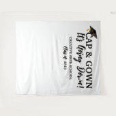 Grappig Pet en gans... het gaat naar beneden Foto  Wandkleed (Voorkant (horizontaal))