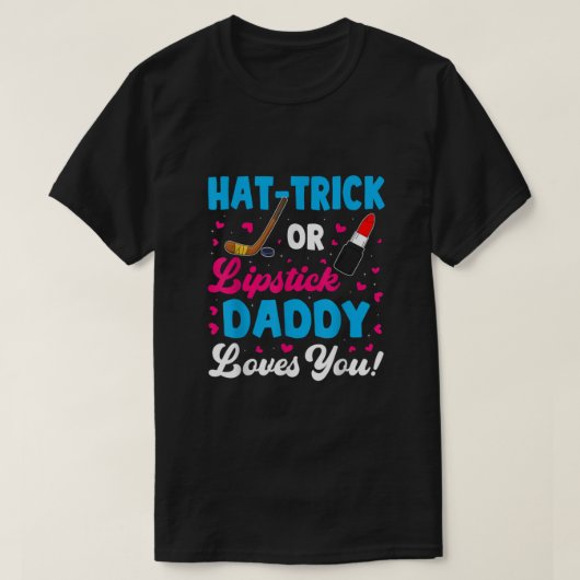 Grappig Pet-Trick of lipstick papa houdt van je ni T-shirt (Design voorkant)