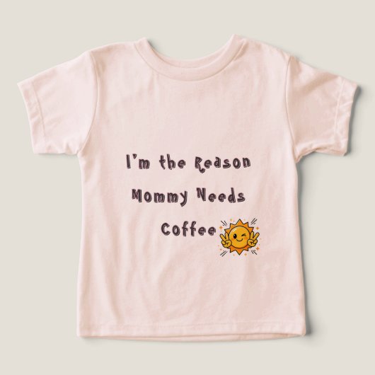 Grappig Peuter T-shirt (Design voorkant)