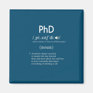 grappig phd-definitievenster magneet