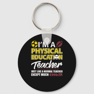 Grappig Physical Education PE Teacher Appreciation Sleutelhanger