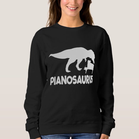 Grappig Piano Dinosaurus Gift Piano Shirt (Voorkant)