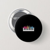 Grappig piano-ontwerp voor mannen vrouwen kinderen ronde button 5,7 cm (Voorkant /achterkant)