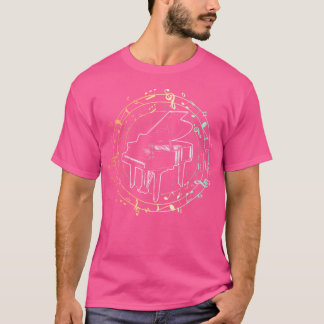 Grappig pianospeler cadeau pianist grap keyboards t-shirt