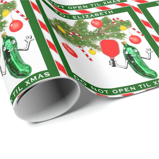 Grappig Pickleball Cadeau Cadeaupapier (Rol Hoek)
