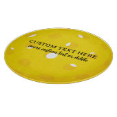 Grappig pickleball cadeau, gepersonaliseerde aange snijplank (Hoek)