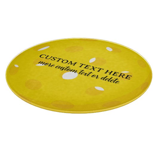 Grappig pickleball cadeau, gepersonaliseerde aange snijplank (Hoek)