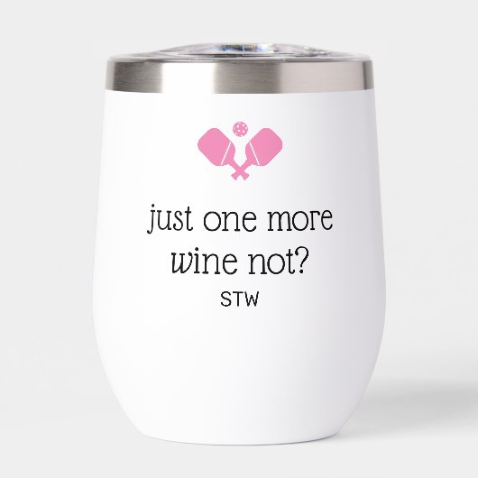 Grappig pickleball cadeau nog een spel, wijn niet (Voorkant)