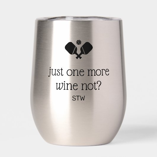 Grappig pickleball cadeau nog een spel, wijn niet (Achterkant)