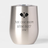 Grappig pickleball cadeau nog een spel, wijn niet (Voorkant)