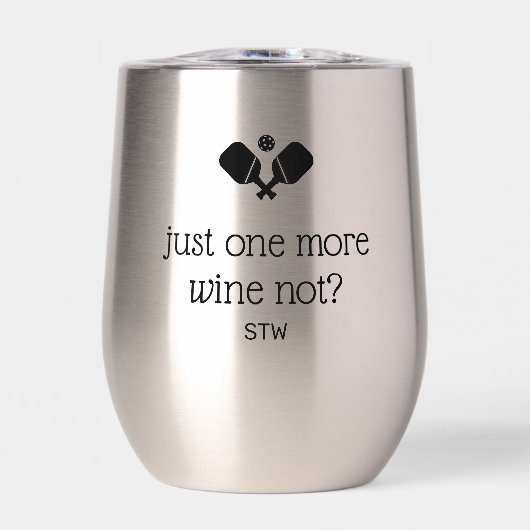 Grappig pickleball cadeau nog een spel, wijn niet (Voorkant)