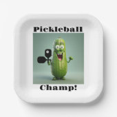 Grappig Pickleball Champ Papier Bord (Voorkant)