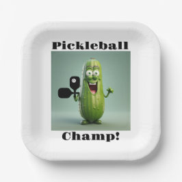 Grappig Pickleball Champ Papier Bord
