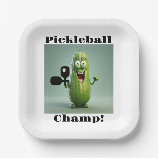 Grappig Pickleball Champ Papier Bord (Voorkant)