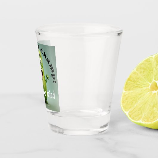 Grappig Pickleball Champ Shot Glass Glas (Rechts)