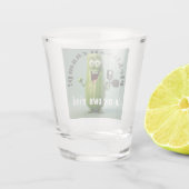 Grappig Pickleball Champ Shot Glass Shot Glas (Achterkant)