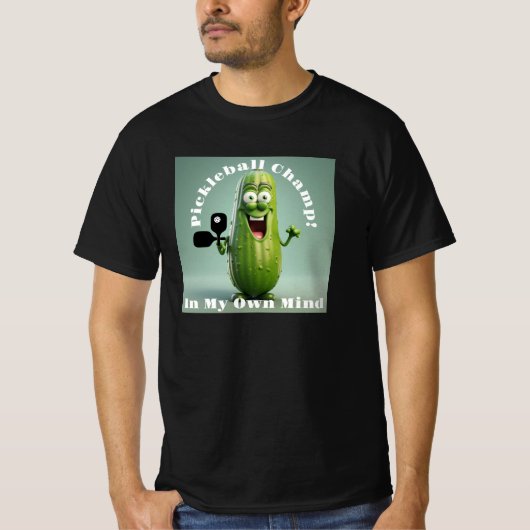 Grappig Pickleball Champ T-shirt (Voorkant)
