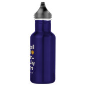 Grappig Pickleball en Bier Daarom ben ik hier Waterfles (Rechts)