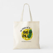 Grappig Pickleball, ik ben een soort van grote DIL Tote Bag (Achterkant)