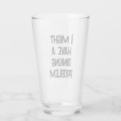 Grappig pickleball, ik heb misschien een drankprob glas (Achterkant)