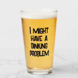 Grappig pickleball, ik heb misschien een drankprob glas