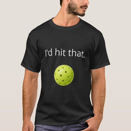 Grappig Pickleball “Ik Sla Dat” Design T-shirt (Voorkant)