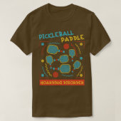 Grappig Pickleball Joke en Pickle bal Pickleball P T-shirt (Design voorkant)