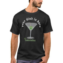 Grappig Pickleball Martini Dink T-shirt