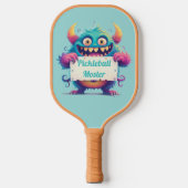 Grappig pickleball monster paddle (Voorkant)