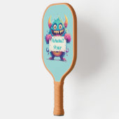 Grappig pickleball monster paddle (Links)