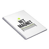 Grappig Pickleball Net Magnet Notitieboek (Rechterzijde)