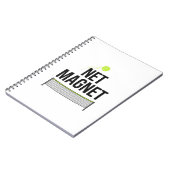 Grappig Pickleball Net Magnet Notitieboek (Linkerzijde)