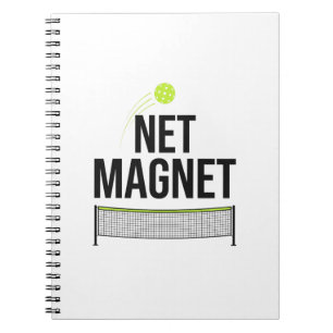 Grappig Pickleball Net Magnet Notitieboek