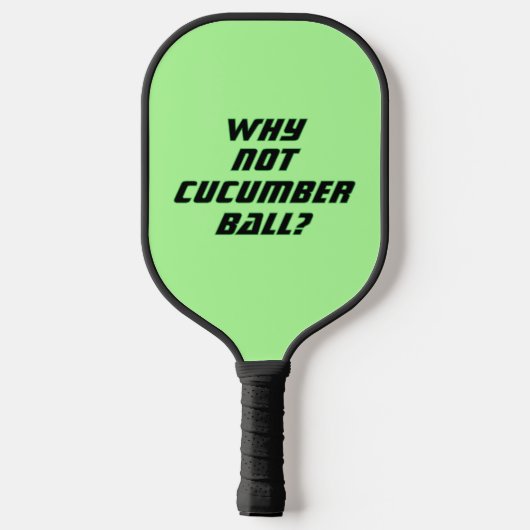 Grappig Pickleball Paddle in Groen (Achterkant)