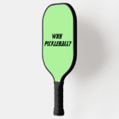 Grappig Pickleball Paddle in Groen (Links)