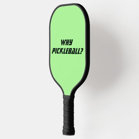 Grappig Pickleball Paddle in Groen (Links)