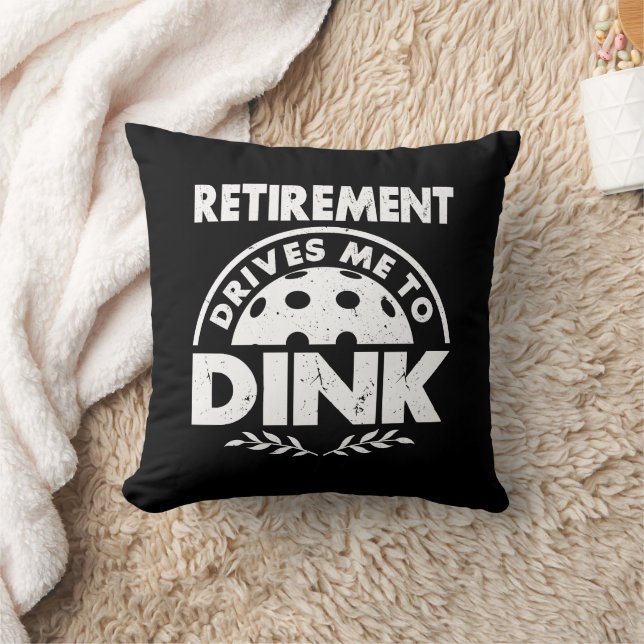 Grappig Pickleball pensioen drijft me naar Dink Gi Kussen (Deken)