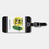 Grappig Pickleball Pickle, ik ben een soort van gr Bagagelabel (Voorkant horizontaal)