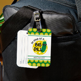 Grappig Pickleball Pickle, ik ben een soort van gr Bagagelabel