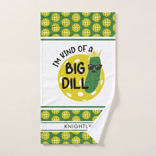 Grappig Pickleball Pickle, ik ben een soort van gr Handdoek (Handdoek)