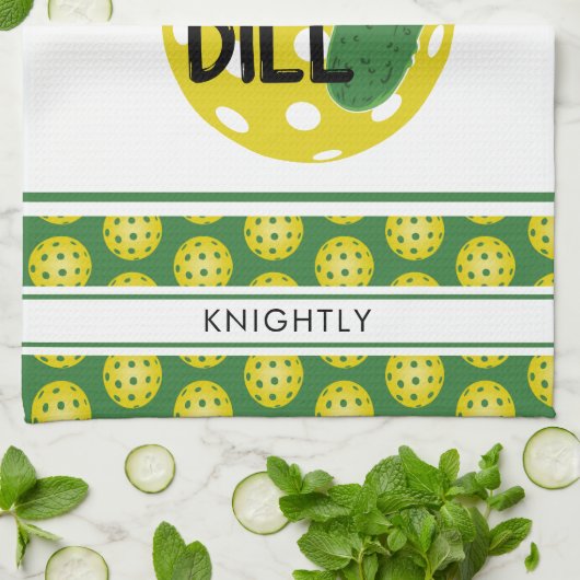 Grappig Pickleball Pickle, ik ben een soort van gr Theedoek (Gevouwen)