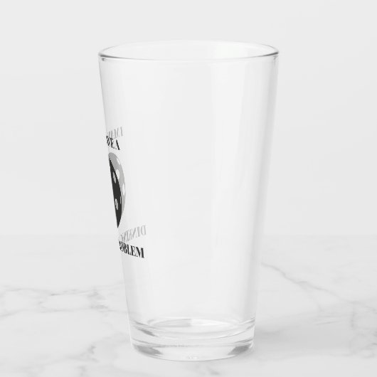 Grappig pickleball pilsner stijl bier glas (Links)