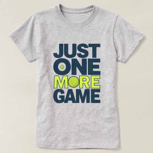 Grappig Pickleball Shirt – Nog één spelletje 🏓 |  (Design voorkant)