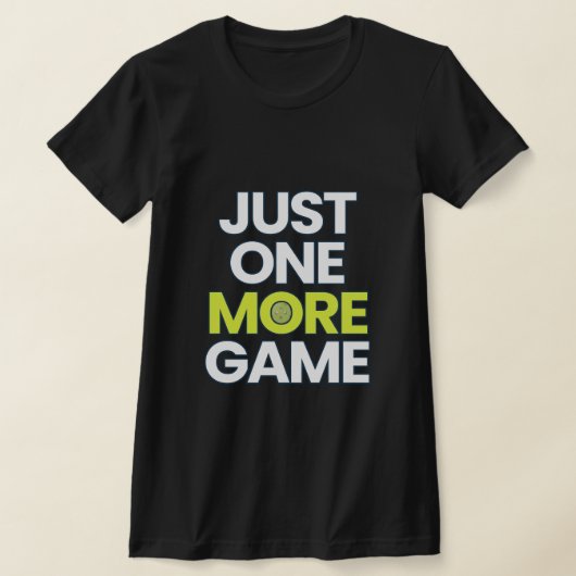 Grappig Pickleball Shirt – Nog één spelletje 🏓 | (Laagn)